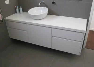 vanities white sink